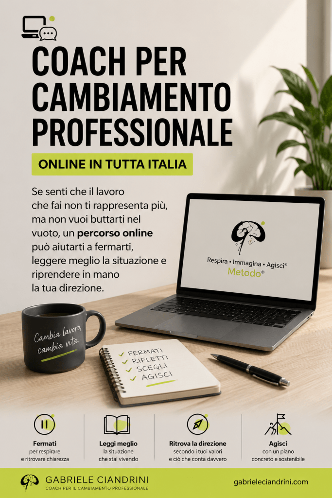 Immagine di approfondimento: Coach per cambiamento professionale online in tutta Italia
